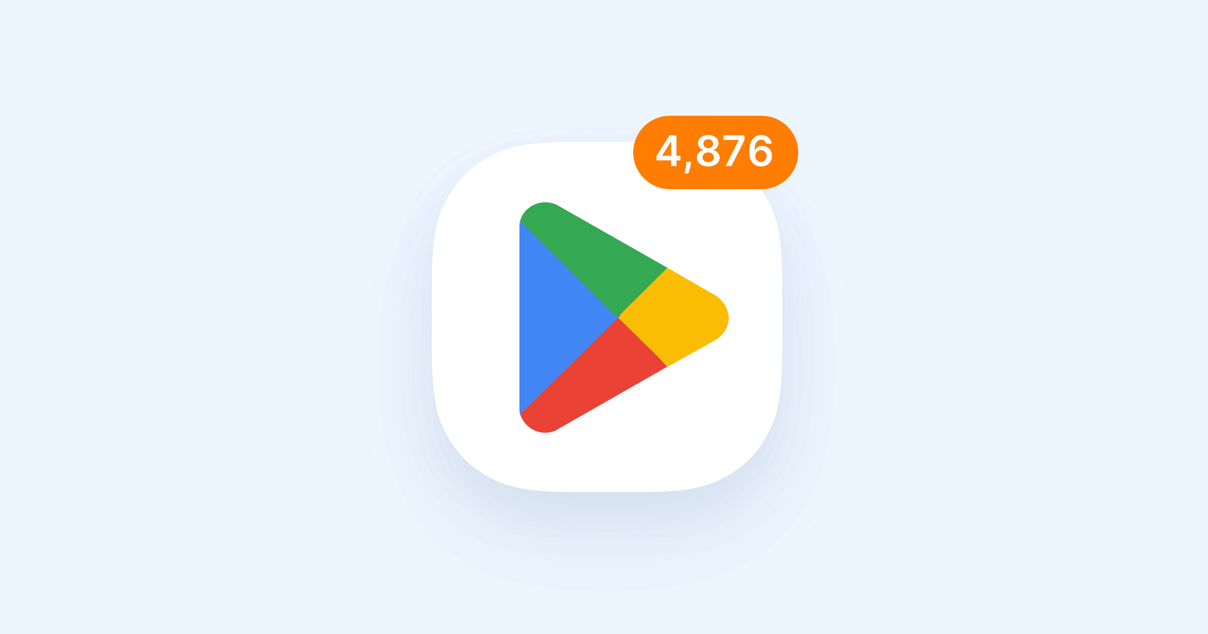 97% of Google Play app reviews go unanswered diagram