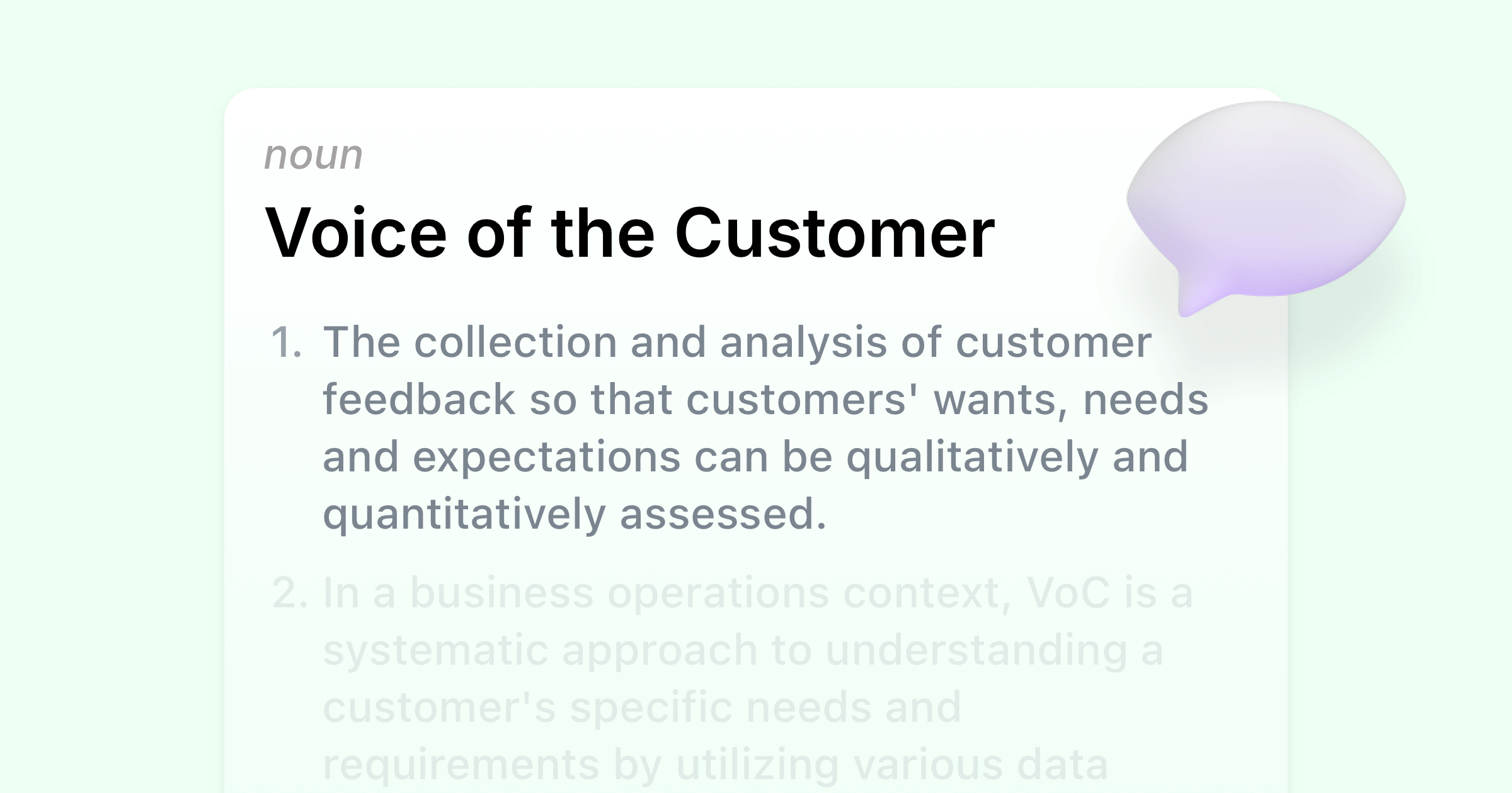Voice of the Customer: The Definitive 2024 Guide diagram
